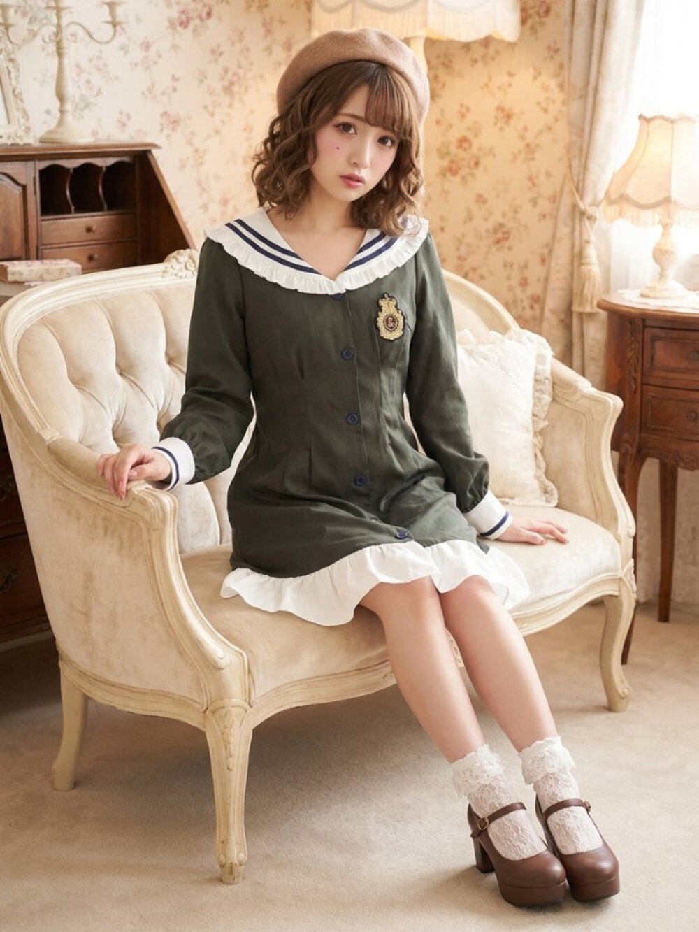 BSEVENI Sailor Lolita OP dress